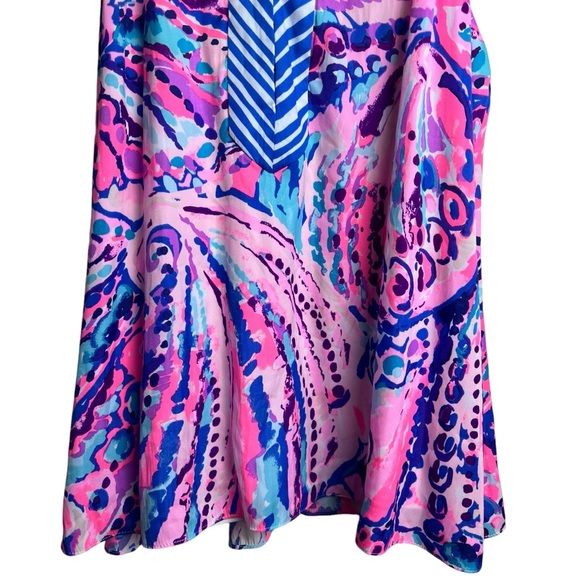 Lilly Pulitzer Achelle Top in Colony Coral Shell Out Size M - Picture 6 of 16